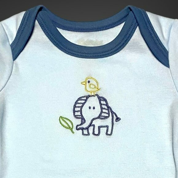 Kidgets Safari Long-Sleeve Onesie 2 pack & Gerber Hat - Picture 12 of 16